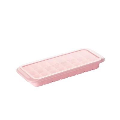 China Viable Hot Ice Tool Box With Lidded Silica Gel Box To Make Ice Lattice Ice Cube Mold For Household Refrigerator for sale