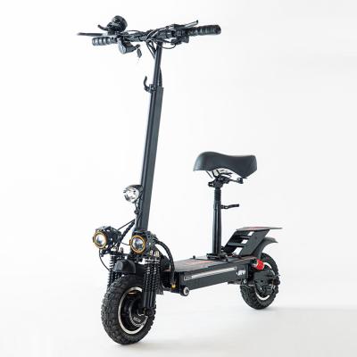 China 2022 Top 1 Row E-scooters Unisex 2000W Double Brushless Motor High Speed ​​Two Wheel Electric Scooter With Seat for sale