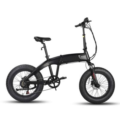 China EU New Style 20 Inch 500W 48V Electric Bicycles Unisex Outdoor Fat Tire Mountain For Adults Folding Ebike for sale