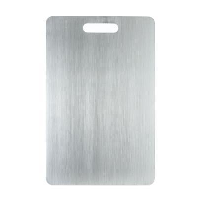 China 2021 Modern Stainless Steel Cutting Board With Handle For Kitchen for sale