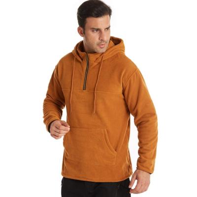 China all over printed and customized hoodie fashion solid color anti-wrinkle fleece reversible sweater men for sale