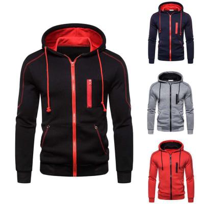 China Long sleeve hooded sweater mens long sleeve cardigan gymtop hot selling hoodies for sale