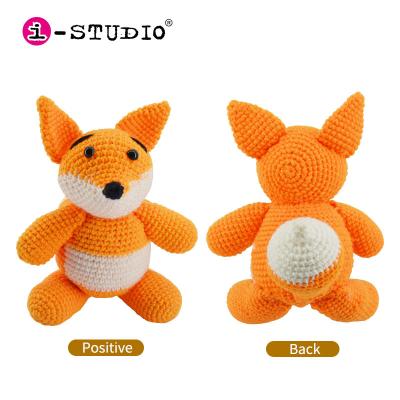 China Fox Toy Supply DIY Handmade Crochet Kits New Design Eco-friendly Material Eco-friendly Material Stain Stuffed Toy for sale