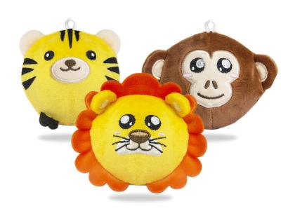 China Eco-Friendly Material Eco-friendly Material Ready To Ship 7cm Kids Gifts Cat Lion Monkey Crab Plush Soft Stuffed Toy for sale