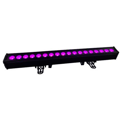 China Individual LED 18x12W Controllable RGBWA 6 UV in 1 Matrix Tracing DJ Disco Led Wall Washer Bar Stage Lighting for Outdoor for sale