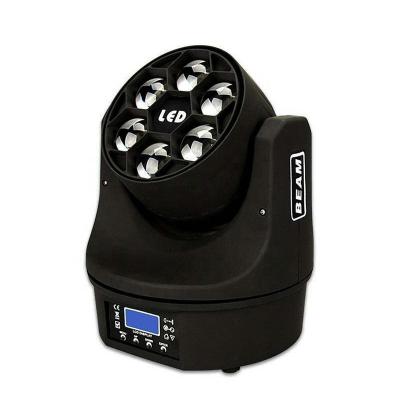 China Stage Light MINI B-EYE 6*12W Led Moving Head Light Beam DJ Stage Lighting for sale