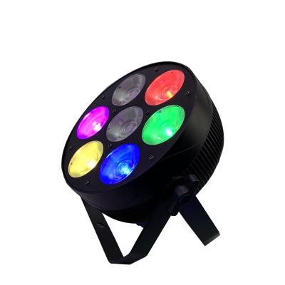 China MAKY Hotel COB 3 in 1 RGB Flat Par Light COB Flat Led Par Light Wedding Stage Light for sale