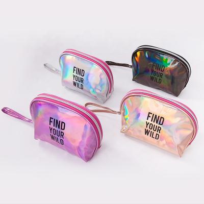 China Moon Pouch Travel Package Fashion Case Moon Pouch Travel Small Sailor Logo Bag Clear Makeup Custom Lether Cosmetic Bags Private Label for sale