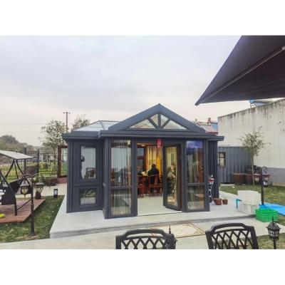 China EUROPEAN Sunroom High Quality Portable Aluminum Tempered Glass Houses European Style Sunrooms for sale