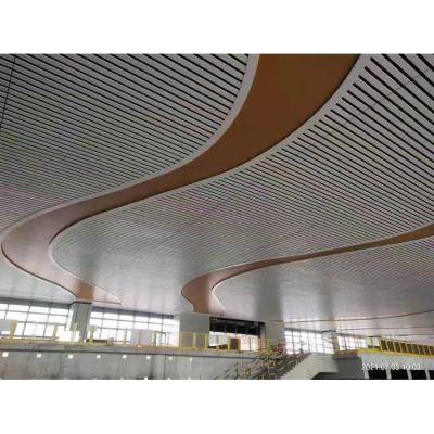 China Manufacture Modern Aluminum Ceiling Factory Perforated Wave Wall Panel Interior Decoration for sale