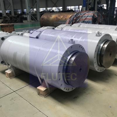 China Alloy Steel Long Stroke Hydraulic Cylinder Large Bore With Transducer Sensor for sale