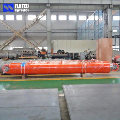 China Cylindros hidráulicos personalizados para controlar as válvulas de barragem China Fabricação com linha de óleo à venda