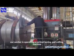 A vertical boring and milling machine