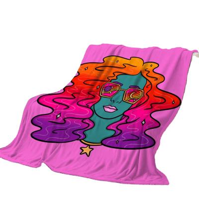 China Wholesale Custom Flannel Fleece Blanket Winter Blanket Super Soft Home Blanket Anti-Static for sale