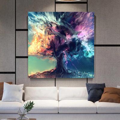 China American Style XuKun Art Painted Customized Wall Paintings Canvas Art Decor For Room Hotel Wall Paintings Canvas Art Decor for sale