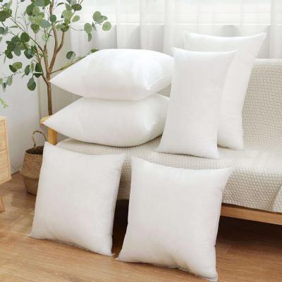 China Anti-Static Edge Down Side Of Hotel Alternative Decorative Pillow Cheap Pillow Polyester Microfiber Inner Filling for sale