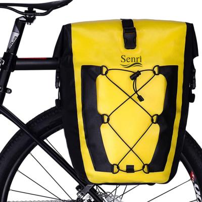 China Lightweight Waterproof Double Bike Cycling Pannier Bags Travel Saddle Bag Bicycle Pannier Bag for sale