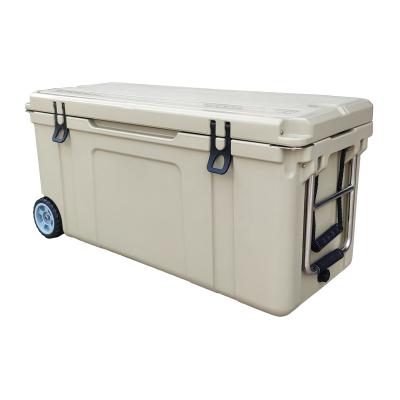 China Waterproof Fast Delivery Outdoor Cooler Box Picnic Box Cooler Hard Locking Cooler for sale