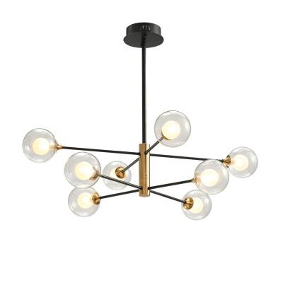 China Luxury Nordic Ball Chandeliers Modernes Lighting Fixture Office Light for sale