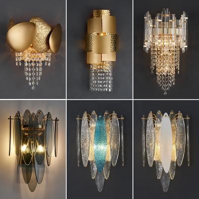 China Hot Sale Modern Mounted Lighting Decorative Brass Wall Lights for sale