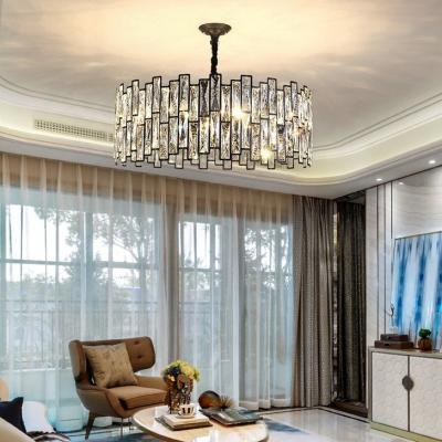 China Luxury Round Ceiling Lights Supplier Hanging Pendant Chandelier for sale