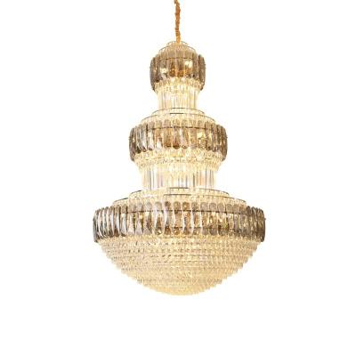 China Customized Modern Large Large Crystal Chandeliers Modern Customized For Hotels for sale