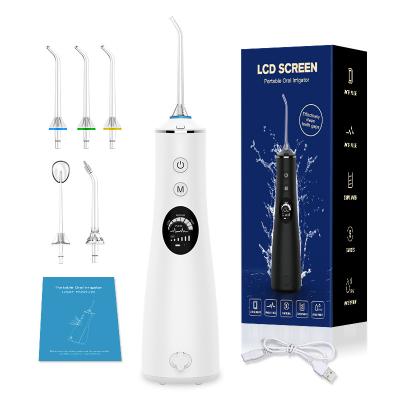 China Outdoor portable cordless deatal flosser pick electric teeth cleaning waterpick cordless irrigator oral water flosser for sale