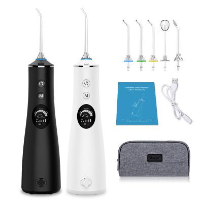 China Outdoor Wholesale Cordless Teeth Pick Dental Flosser Oral Irrigator Electric Water Flosser With DIY Modes For Home Use for sale