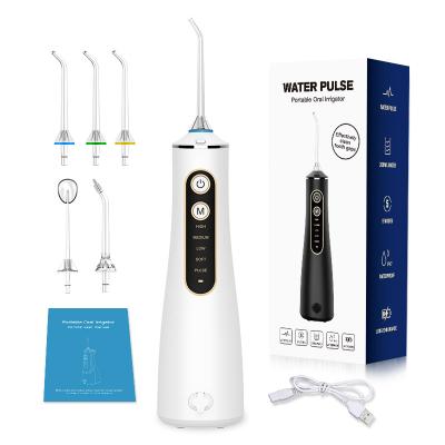 China Outdoor Easy Carry Water Pick 5 Level Irrigator USB Oral Cleaning Dental Flosser For Braces Bridges Sinus for sale