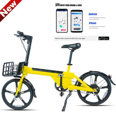 China Freego 2022 aluminum alloy sharing electric bike 250watt ebike for rental company bike share electric bicycle for sale