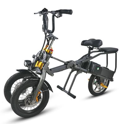 China Unisex Electric Scooter 3 Wheeler Electric Scooter 14 Inch Electric Bike for sale