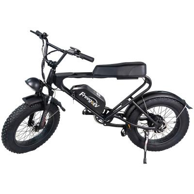 China Super cheap 73 mountain e bike 20 inch steel electric fat suspension solid tire bicycle for sale