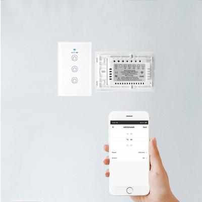 China PC+ABS Switch Wifi Smart Hom Touch Switch Tuya Smart Wifi Socket Smart Wifi Switch for sale