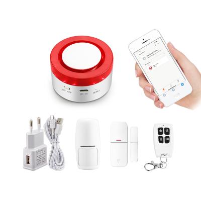 China Tuya Newest Home Self Smoke Smart Security H1 Wireless Alarm System With H1 Water Leak Detector for sale