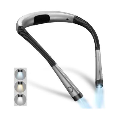 中国 6 Levels Durable Rechargeable Light Shine Reading Neck Bed LED Bendable Bicycle Light 販売のため