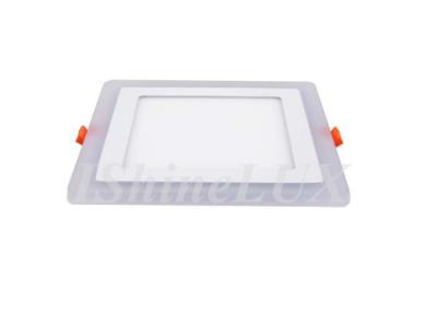 China Romantic Double Colorful Square LED Panel Light 16 Watt Embedded 1200lm for sale