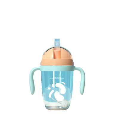 China BPA Free Food Grade High Quality Supplies Milk Best Baby Bottle Wide Diameter Easy Carry Baby Sippy Cup for sale