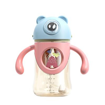 China High Quality BPA Free Fashionable Babies Milk Bottle Food Grade BPA Free Silicone Nipple Infant Feeding Bottles for sale