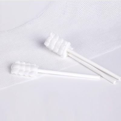 China Baby Supplies High Quality Baby Gauze Toothbrush For Infant Disposable Baby Mouth Cleaning Stick RSCJ-0032 for sale