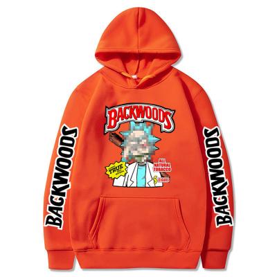 China Sublimation Mens Cartoon Wildwoods Cookie Polyester Sustainable Newcomer Customized Oversized Cotton Hoodies for sale