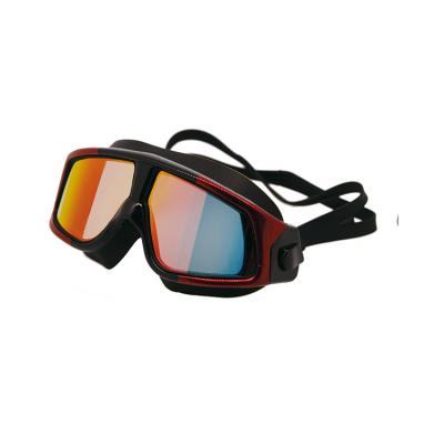 China Reasonable Price New Lenses Oversized Type And High Quality Glass Panels Swim Goggle Pool for sale