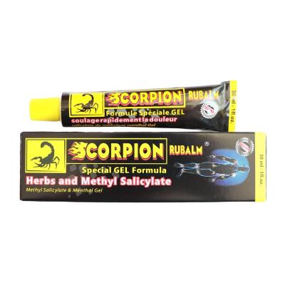 China External use only scorpion rubalm menthol cream herb gel stop pain for sale