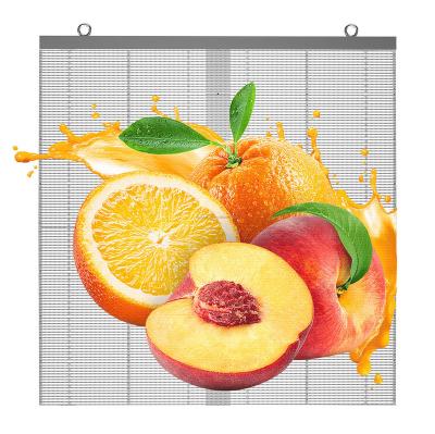 China Indoor Factory Price High Transparency LED display ice clear LED Screen Video Wall Shopping Mall Advertising for sale