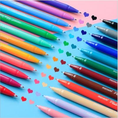 China Glitter Monami Color Pen 3000 - 12/24/36/48 Colors Fiber Tip Fine Art Sketch Watercolor Brush Pen Set Drawing Get Pen for sale