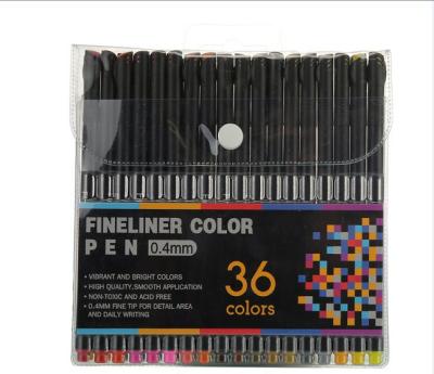 China Office & School Markers Hot Products Color Line Counts Pen Paint Brush Hand Water Based, Very Fine Needle Tube Pen Set 100 Colors for sale