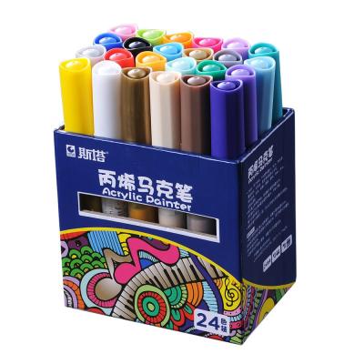 China Comply with ASTM D-4236 chalk acrylic paint refillable 3d marker pen set 2mm for sale