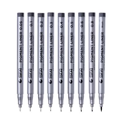 China Paint STA 8050 Art Marker Water Resistant Fineliner Drawing Pen for Student Office Art for sale