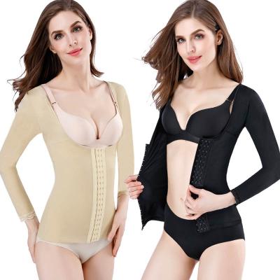 China Breathable Women Body Shapewear Complete Waist Trainer Long Sleeve Jumpsuit for sale