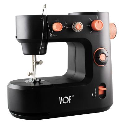 China VOF 2022 Household Sewing Machine FHSM-398 Mini Overlock Sewing Machine Home Use Bag With Walking Foot for sale