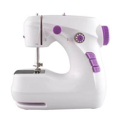 China Protect Children With Safe Guard CE RoHS 2021 Safe Mini Small Table Top Interlock Sewing Machine Factory Price New FHSM-211 for sale